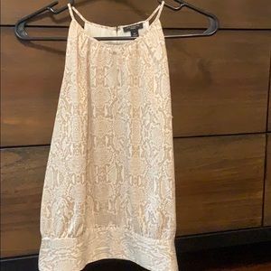 [Ann Taylor] animal print blouse